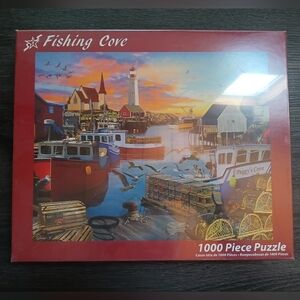 "Fishing Cove" 1000 Piece Puzzle by David Maclean